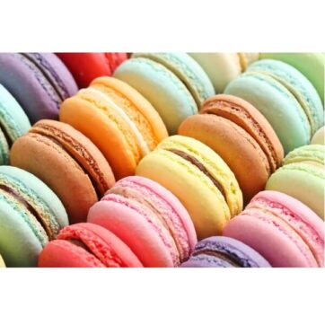 vaschette di gusci macarons da farcire o da utilizzare vuoti