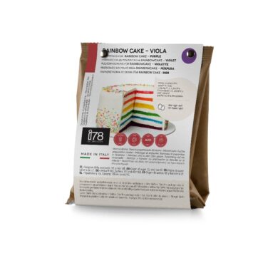 Preparato Rainbow Cake della Silikomart al gusto mirtillo da 100gr