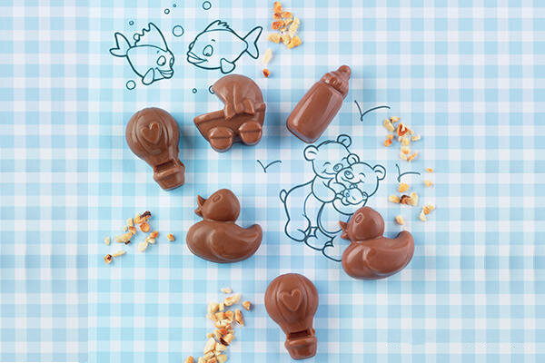 Stampo per cioccolatini in silicone Silikomart - CHOCOANGELS